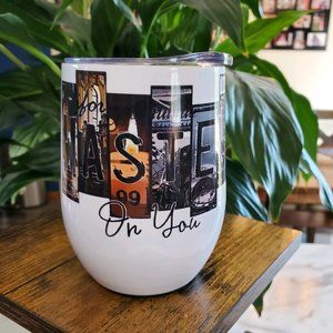 Wasted on You Morgan Wallen12 oz Wine Cup Tumbler